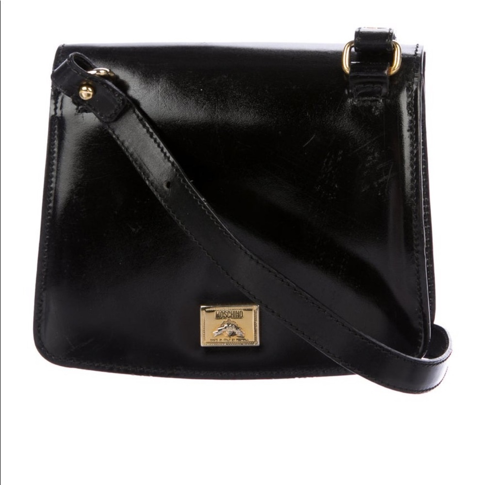 Moschino vintage leather crossbody bag - Picture 2 of 5